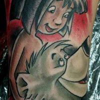 Tattoos - Jungle Book's Baloo & Mowgli - 130923